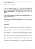 Healthcare article and Questions  Please write 2 page paragraph and provide APA. You are to locate an article on ethics as related to disability case management. It can either be related to the rehabilitation counselor or related to work placement or disa