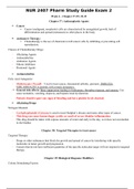 NUR 2407 Pharm Study Guide Exam 2 Week 4 – Chapter 37-39, 32-33-