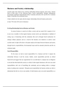 Business and Society relationship  research paper that analyzes the evolving relationship between business and society. Choose from at least three of the following topics: Social responsibility Strategic philanthropy Government regulation Organizational e