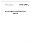 NURS 6003/NURS 6003A/NURS 6003F/NRSE 6003C/NURS 6003N/NURS 6003C: Transition to Graduate Study for Nursing Week 1