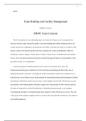 HR005 .docx  HR005  Team Building and Conflict Management  Walden University  HR005 Team Creation  The five key players for my onboarding team were selected with great care. In my opinion this selection will truly make or break the quality of our team bui