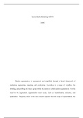 Unit 6 Assignment.docx (2)    Social Media Marketing MT358  2004C  Market segmentation is summarized and simplified through a broad framework of marketing segmenting, targeting, and positioning. According to a range of variables, the dividing, and profili