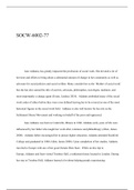 socw 6002 week 2 assign 2.docx    SOCW-6002-77  Jane Addams, has greatly impacted the profession of social work. She devoted a lot of her time and efforts to bring about asubstantial amount of change in her community as well as advocate for social policie