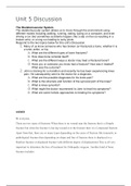 SC235 Unit 5 Discussion.docx  Unit 5 Discussion  The Skeletomuscular System  The skeletomuscular system allows us to move through the environment using different modes including walking, running, eating, typing on a computer, and even driving a car. But s