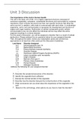 SC235 Unit 3 Discussion.docx  Unit 3 Discussion  The Importance of the Cell in Human Health  The cell is the basic unit of life. It is a highly organized structure composed of numerous organelles, cytoplasm, cytoskeletal structures and surrounded by a pla