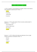 POLI 330N WEEK 1,2,3,4,5,6,7 QUIZZES & POLI 330N Week 8 Final Exam / POLI330N Week 8 Final Exam & POLI330N WEEK 1, 2,3,4,5,6,7 QUIZZES (NEWEST - 2021) | 100 % CORRECT | CHAMBERLAIN COLLEGE OF NURSING| COMPLETE SOLUTIONS 