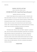 Week7AssgnR.docx  SOCW 6301  Quantitative Article Review and Critique  Master of Social Work, Walden University  COURSE SOCW 6301: Social Work Practice Research I  Quantitative Article Review and Critique  Domestic Violence impacts all who are exposed to 