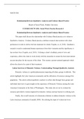 Week6AssgnR.docx  SOCW 6301  Relationship Between Qualitative Analysis and Evidence-Based Practice  Master of Social Work, Walden University  COURSE SOCW 6301: Social Work Practice Research I  Relationship Between Qualitative Analysis and Evidence-Based P