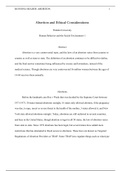 WK2AssgnB.docx    Abortion and Ethical Considerations  Walden University  Human Behavior and the Social Environment 1  Abstract  Abortion is a very controversial topic, and the laws of an abortion varies from country to country as well as state to state. 