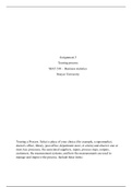  MAT510 ASSIGNMENT 3.docx   Assignment 3  Touring process  MAT-510 “ Business statistics  Strayer University  Touring a Process. Select a place of your choice (for example, a supermarket, doctor's office, library, post office, department store, et cete