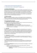 Samenvatting Essentie van dienstenmarketingmanagement - H1 t/m H7