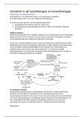 Samenvatting Geriatrie in de fysiotherapie en kinesitherapie H2 tot H7