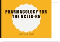 Pharmacology for the NCLEX-RN GRADED A VERIFIED 