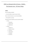 RNSG 1301 Raising the Bar for Success_ Mobility _ First Semester 2020 – El Centro College | Raising the Bar for Success_ Mobility _ First Semester 2020