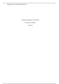  Week 2 Assignment NSG 486.docx  Continued Funding for Vaccinations  University of Phoenix  NSG 486  Continued Funding for Vaccinations  The involvement of federal and state agencies within the United States have been able to regulate the vaccination laws