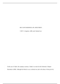  WAU2.docx   BUS 3305: BUSINESS LAW AND ETHICS  UNIT 2: Litigation, ADR, and Criminal Law  In this case of Adele, the company secretary, I think it is resolved with Alternative Dispute Resolution (ADR). Although the behavior was a criminal one, due to the