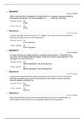 NURS 6501N Week 9 Quiz 2 with all Answers correct