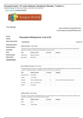 NR-511 Week 2 Focused Exam. UTI with Antibiotic Sensitivity 