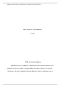  Wk 1   Public vs. Business Budget Strategies Paper.docx   Public and private business budgeting  CJA/365  Public and business budgeting  Budgeting is the most essential part of financial management.Strategic budgeting can be defined as the process of cre