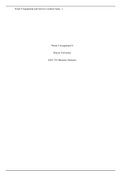  Week 9 Assignment 9.docx   Week 9 Assignment 9  Strayer University  MAT 510 Business Statistics    Week 9 Assignment  Suppose a sporting goods store sold treadmills, exercise bikes, and equipment service contracts over the past six months as shown in the