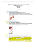 NUR 2063 Pathophysiology - Exam 2- Study Guide (FALL 2020)