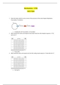 BioChem C785 / Biochemistry Unit 4 Practice questions & answers.