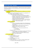 NURS 3320 - Med surg- Exam 1 BluePrint.