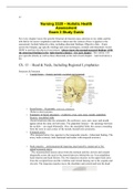 NURS 3320 - Assessment  Exam 3 Study Guide.