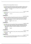 NURS 6521 Pharmacology Midterm Test set 1 / NURS 6521 Pharmacology Midterm Exam latest spring 2020/2021