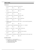 MIS 505 Final Exam Review Chapter 5: Looping | Chapter 5: Looping, Answered, latest Spring 2020.