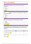 HUM 111 Unit 3 Milestone 3{QUESTION AND ANSWERS}