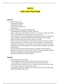 BIOS 252 FINAL EXAM UNIT 8 STUDY GUIDE 1