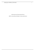 Hip Precautions and Evidence-Based Practice / NR505 Week 7 Paper / NR505: Advanced Research Methods: Evidence-Based Practice (Answered) Complete Solution A+