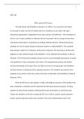 IDEA   IEP Process.docx    SPD-200  IDEA and the IEP Process  The Individuals with Disabilities Education Act (IDEA) was enacted by the Federal Government to make sure that all children that have disabilities are provided with equal educational opportunit