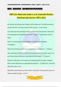 DHN 512- final exam (exam 1, 2, & 3 material) Practice Questions and Answers (100% Pass)