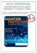 Test Bank For Radiation Protection in Medical Radiography 9th Edition By Mary Alice Statkiewicz Sherer; Paula J. Visconti; E. Russell Ritenour; Kelli Haynes| 9780323825030 | All Chapters 1-16| LATEST