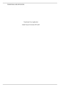 Transitional Care Application.docx    Transitional Care Application  Grand Canyon University HCA-465    In the transitional care scenario, many staff members have felt a sense of unfair treatment from management as well as noticing that perhaps the polici