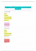 Prophecy EKG Questions and Answers Graded A