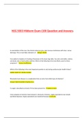 NSG 5003 Midterm Exam (100 Question and Answers)