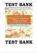 TEST BANK for Philosophies and Theories for Advanced Nursing Practice 3rd Edition by Janie B. Butts &  Karen L. Rich , ISBN: 9781284112245 |All Chapters Verified| Complete Guide A+