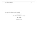 South University - NSG 6999 Week 6 Project Table Worksheet-CHILDHOOD OBESITY AND DIABETES .