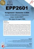 EPP2601 Assignment 1 COMPLETE ANSWERS) Semester 2 2024 - DUE 30 August 2024