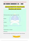 med-surg final EAQ Exam Practice Questions and Answers