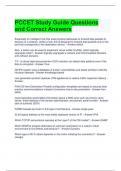 PCCET Study Guide Questions and Correct Answers