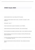 CNSC Exam 2024