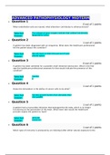 NURS 6501N Midterm Exam – ADVANCED PATHOPHYSIOLOGY  CORRECT SOLUTIONS
