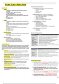 NURS 222 - FINAL EXAM STUDY GUIDE .