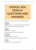 GOOGLE ADS DISPLAY QUESTIONS AND ANSWERS