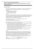 Halter: Varcarolis’ Foundations of Psychiatric Mental Health Nursing: A Clinical Approach, 8th Edition (complete test bank) / Enjoy Psychiatric Mental Health- Varcarolis Test bank_Latest  complete answers,rationales.