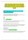 ASE Automotive Technician Certification Study Guide 2024-2025 : A1-A9: Complete Tests Mastery to Ace the ASE Certification Exams